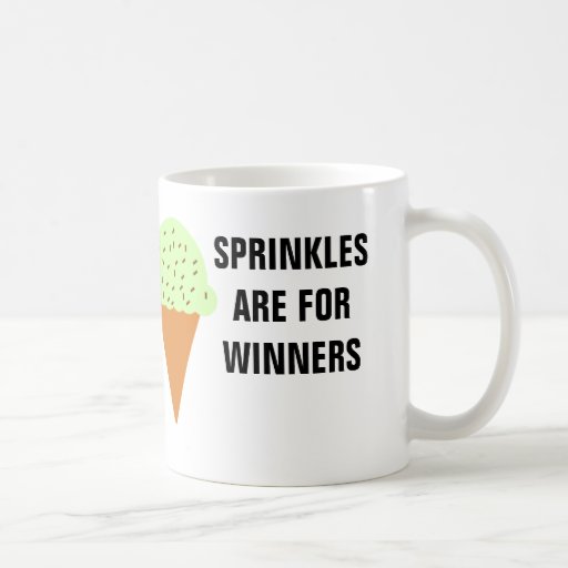 Sprinkles are for winners mug Zazzle