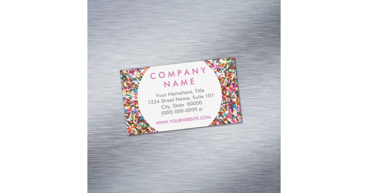 Sprinkles Business Card Zazzle