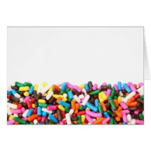 Sprinkles Filled Card