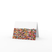 Sprinkles-Filled Cards