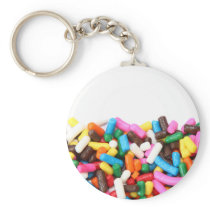 Sprinkles Filled Keychain