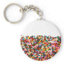 Sprinkles-Filled Keychain