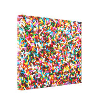 Sprinkles Stretched Canvas Print