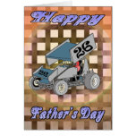 Sprint Car Greeting Cards