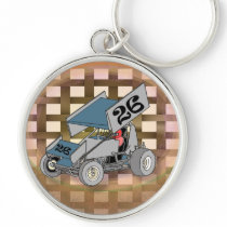 Sprint Car Keychain