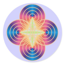 Spriral prism stickers