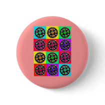 Sprockets POPART--Cyclist Biking Gifts buttons by gailg1957 Sprockets POPART--Cyclist Biking Gifts buttons