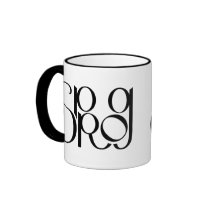 Sprog black Mug