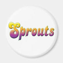 Sprouts Refrigerator Magnets