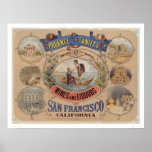 Spruance Stanley &amp; Co., Wines &amp; Liquors, SF (1305) Posters