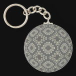 Spun Metal Key Chain