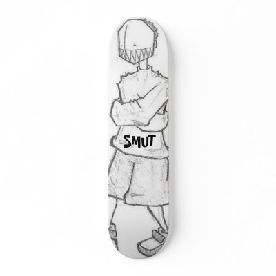 SMUT  SPUN MONKEY SMUT SKATEBOARDS