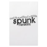 Spunk Ransom Customized Stationery