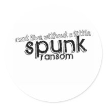 Spunk Ransom stickers