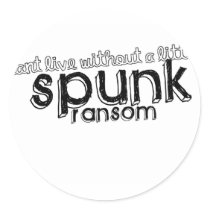 Spunk Ransom stickers