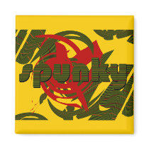 Spunky Magnet by pharrisart Spunky Magnet