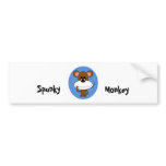 Spunky Monkey Bumper Sticker