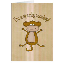 Spunky Monkey cards by naturetees Spunky Monkey cards