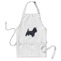 Spunky Scottie Dog Apron
