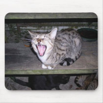 Spunky, Yawning mousepads by bear2bear829 Spunky, Yawning mousepads