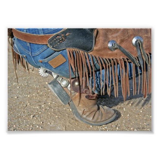 Spurs and Chaps 5x7 Photograph Zazzle