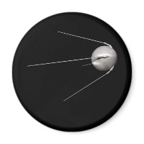 sputnik 1 refrigerator magnet