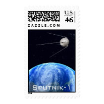 Sputnik-1 Postage