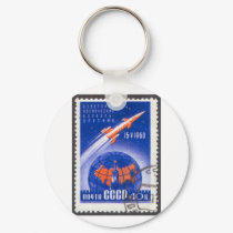 Sputnik 4 May 15 1960 keychains by ussrspacestamps Sputnik 4 May 15 1960 keychains