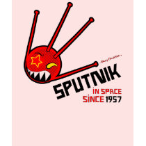 sputnik ladies t-shirt by mosaic02art sputnik ladies t-shirt