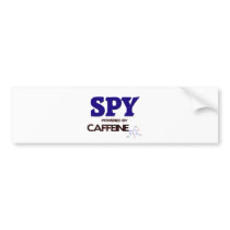 Spy Powered by caffeine Bumper Stickers