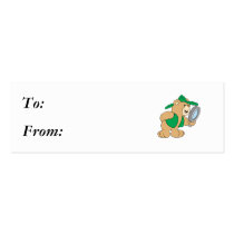 Spying Detective Bear business cards
