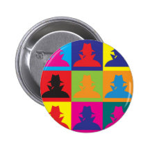 Spying Pop Art Buttons