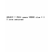 SQL Query - clueless users t-shirts by amyschan SQL Query - clueless users t-shirts