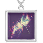 SQR SPACE TRIANGLE NCKLCE CUSTOM NECKLACE