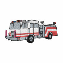 Squad Fire Truck embroidered shirts by ZazzleEmbroidery Squad Fire Truck embroidered shirts