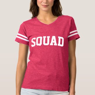 Squad Pink and White Collegiate Style