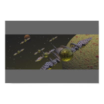 Squadron Force 2.0 Digital Art by B. Crisp posters