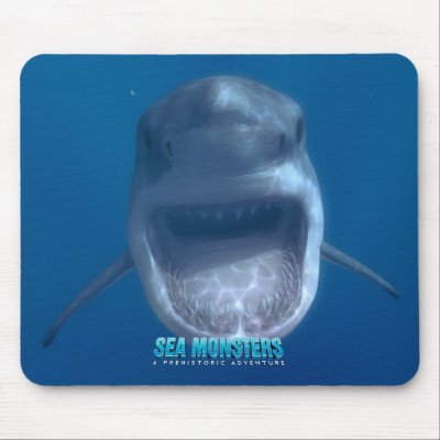 Squalicorax Mouse Mat by seamonsters