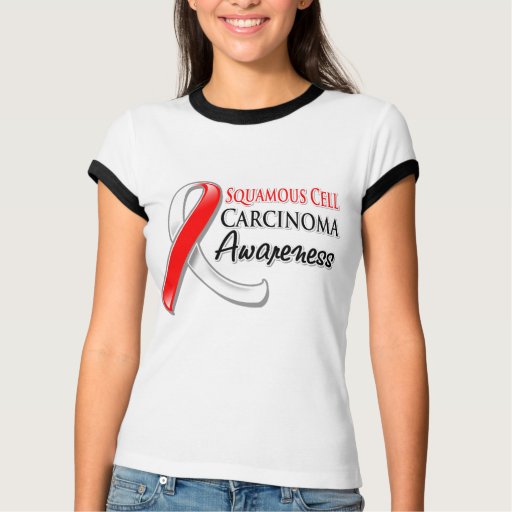 Squamous Cell Carcinoma Awareness Ribbon TShirt Zazzle