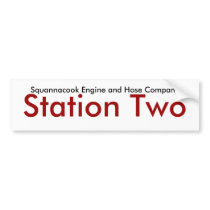 Squannacook Engine and Hose Company, Station Two bumper stickers by NonCometL Squannacook Engine and Hose Company, Station Two bumper stickers