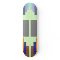 Square 3 On Deck Skate Board