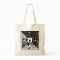 square 7-circuit labyrinth bags