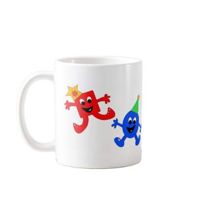 Square and Circle Cool Dudes Coffee Mug by bluewren08