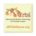 Square ARTSI Magnet by artsialliance Square ARTSI Magnet
