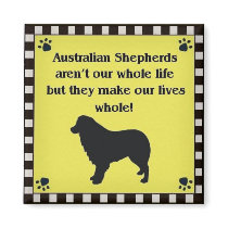 Square Aussie Magnet yellow by Tinibaybeez Square Aussie Magnet yellow