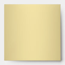 Square Black Gold Linen Envelopes