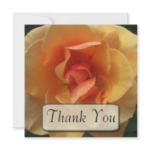 Square Bloom Thank You Cards Custom Announcements