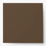 Square Brown Envelope envelopes