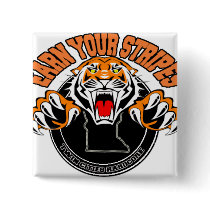 Square Button by earnyourstripes Square Button