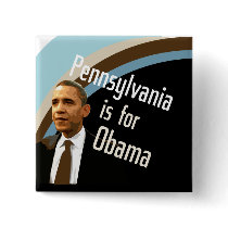 Square Button for Obama in PA